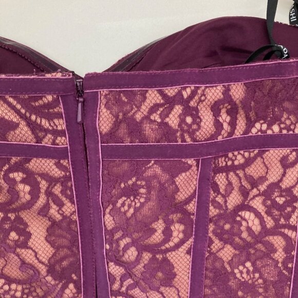 Tadashi Shoji Evening Dress Chiffon Lace - Picture 4 of 13